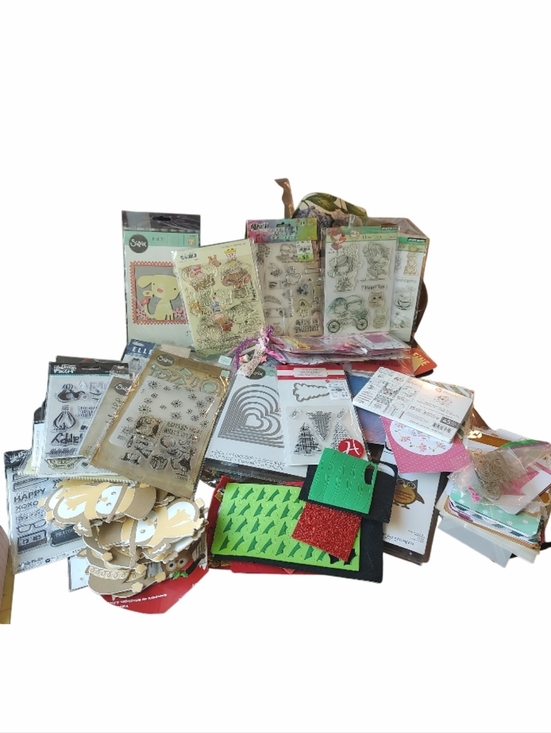 Other - Assorted Craftd Scrapbooking Supplies, Stamps, Die Cuts & More - Mixed Colors